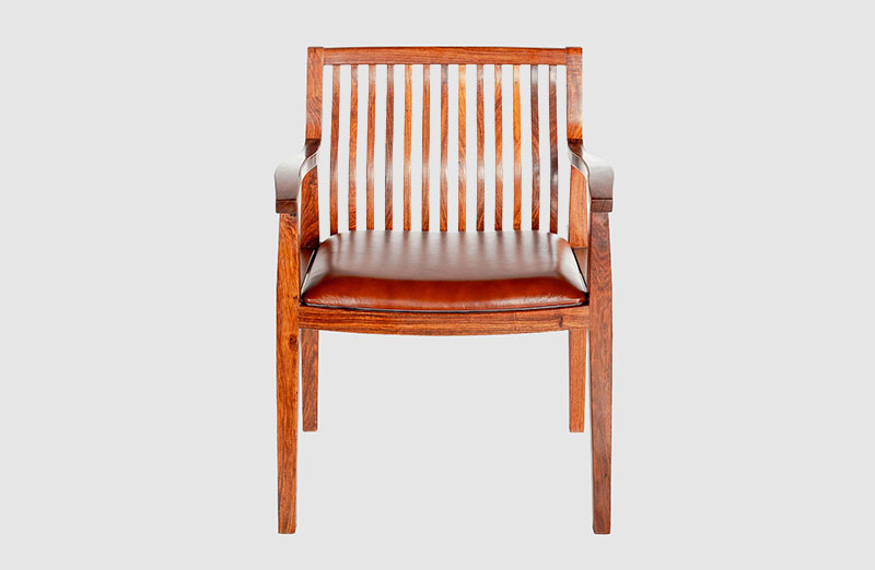 东莞生态园中式实木大方椅家具效果图